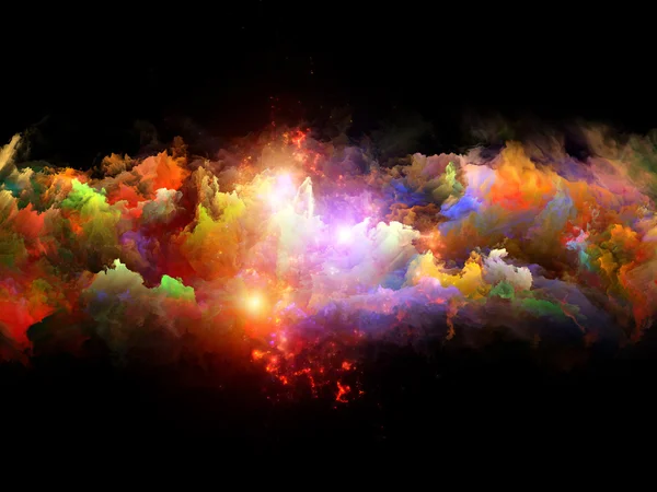 Espuma fractal vibrante — Foto de Stock