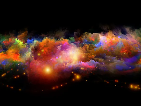 A színek a felhők — Stock Fotó