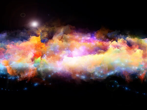 Nebulosas de cor — Fotografia de Stock