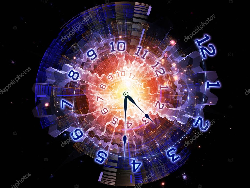 Abstract clock background ⬇ Stock Photo, Image by © agsandrew #11840446
