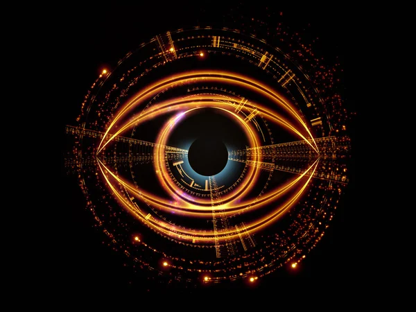 Occhio di intelligenza artificiale — Foto Stock