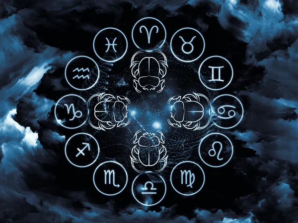 Astrologie samenstelling — Stockfoto