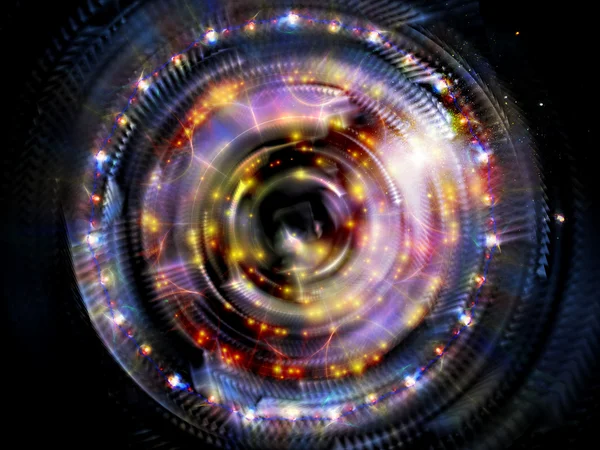 Fraktal disk oluşturma — Stok fotoğraf