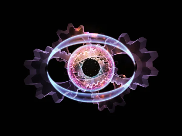 Abstrato olho tecnologia — Fotografia de Stock