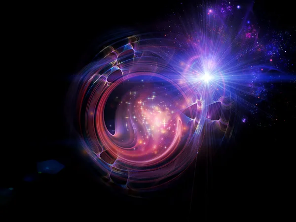 Palla stelle nebulose — Foto Stock