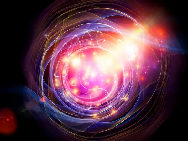 光ディスクの星雲 — ストック写真