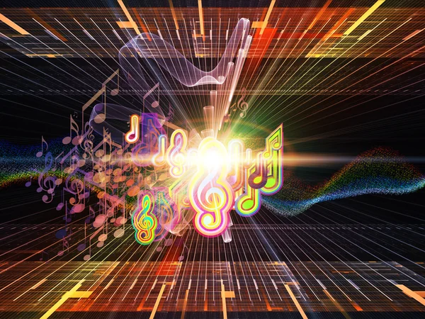 Energy of music — Stock Photo, Image