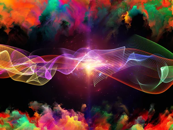 正弦波の進化 — ストック写真