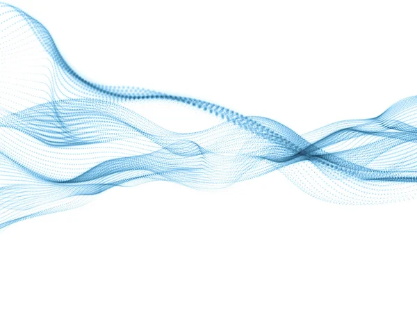 虚拟正弦波 — 图库照片