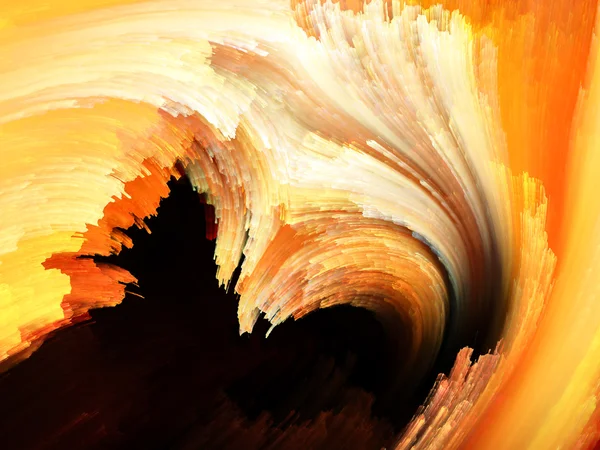 Energia de pintura fractal — Fotografia de Stock