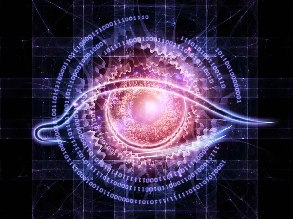 Eye of artificial intelligence — Stock Photo, Image