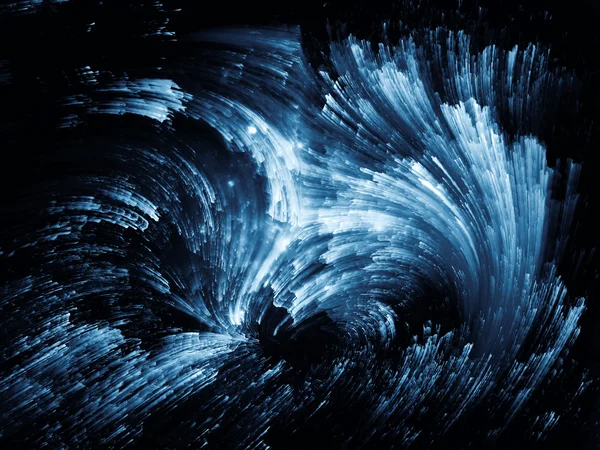 Цифровий фарба хвилі — стокове фото