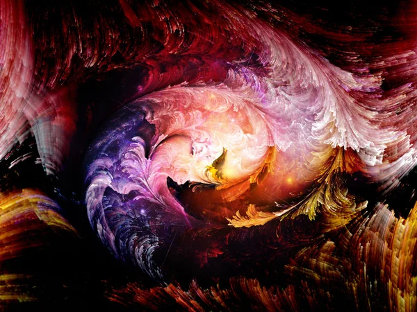 Önceden in fractal boya — Stok fotoğraf