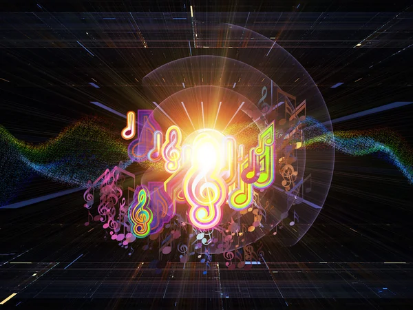 Lights of music — Stock Photo, Image