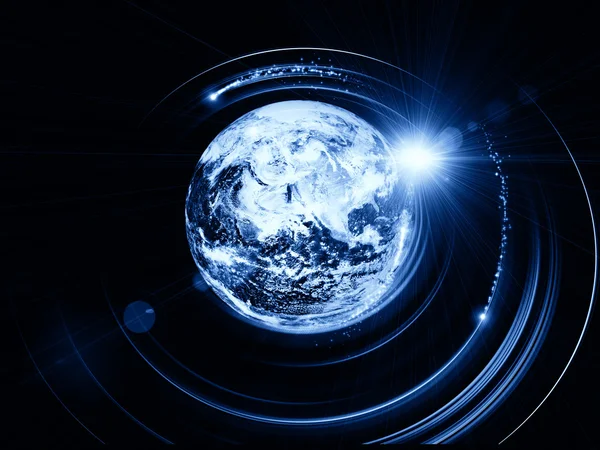 Earth Trails Background — Stock Photo, Image