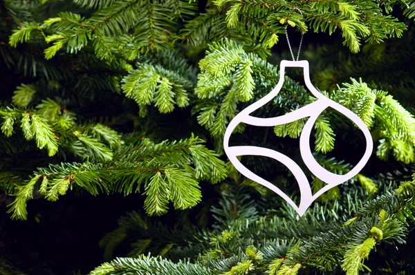 Bauble vorm kerst ornament — Stockfoto
