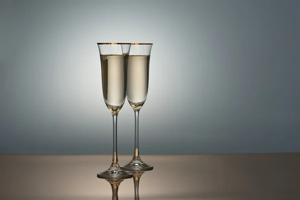 シャンパン2杯 — ストック写真