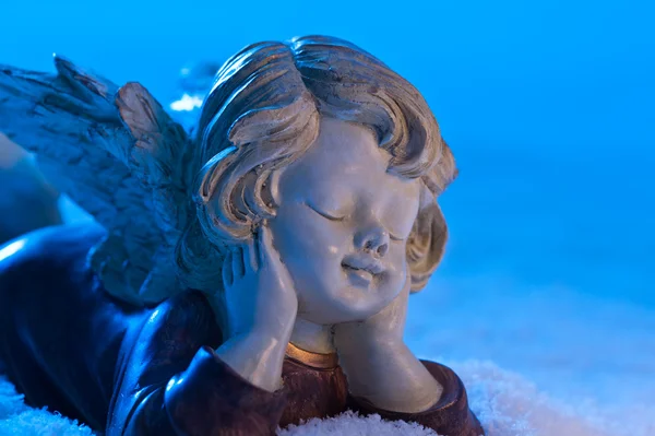 Angel in snow — Stock Photo, Image