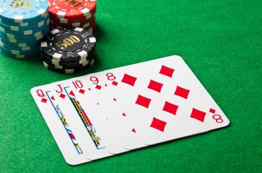 poker oyununda sıralı floş