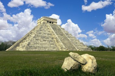 Mayan ruins Chichen Itza Mexico clipart