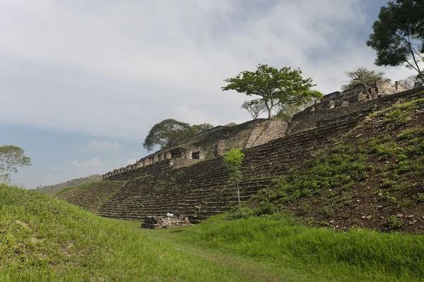 Ruiny Majów w dżungli, tonina w Meksyku — Zdjęcie stockowe