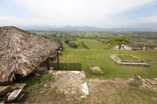 Maya ruins in jungle, Tonina in Mexico — Stock Photo, Image