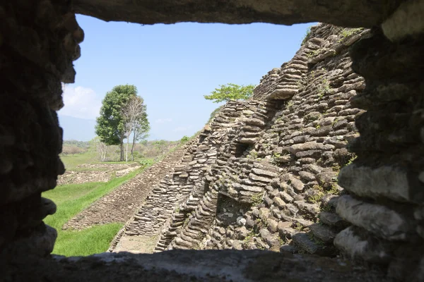 Przez Majów ruiny tonina w Meksyku — Zdjęcie stockowe