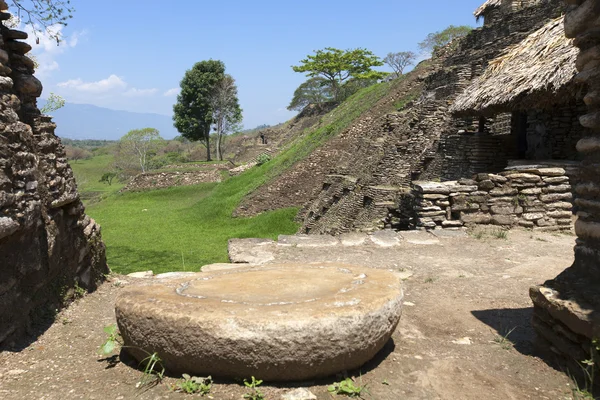 マヤ遺跡トニア メキシコでは、家 — ストック写真