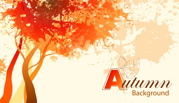 Abstract autumn — Stock Vector