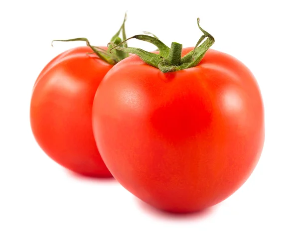 Dua tomat merah — Stok Foto