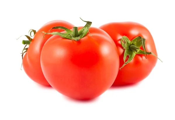 Tres tomates maduros — Foto de Stock