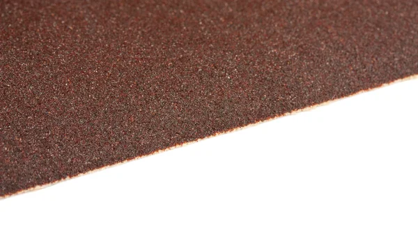 Braune Schleifpapier-Textur, Nahaufnahme — Stockfoto