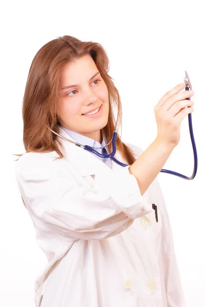 Kobieta bardzo lekarza — Zdjęcie stockowe