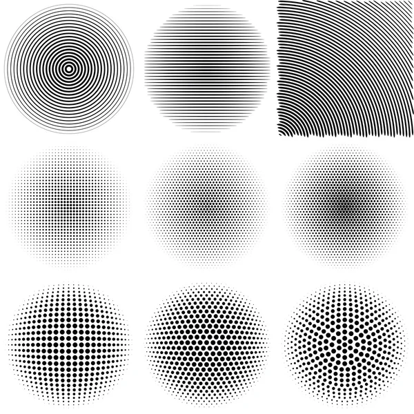 Modèles radiaux — Image vectorielle