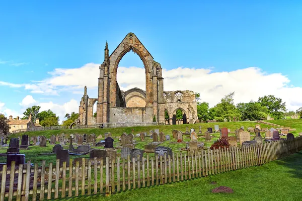 Abadia de Bolton em North Yorkshire, Inglaterra — Fotografia de Stock