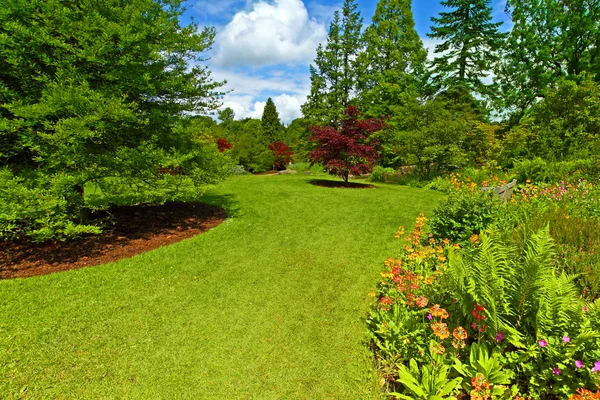 Jardim paisagismo, Srpingtime — Fotografia de Stock