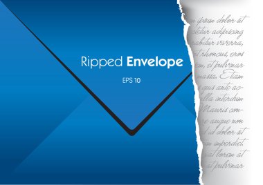 Ripped Envelope clipart
