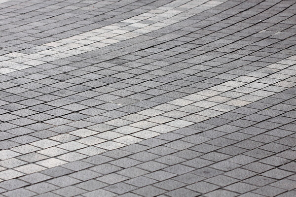 Exterior surface floor pattern, Shallow depth of field in center