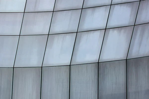 Квадратная сторона стекла в бизнес-центре — стоковое фото