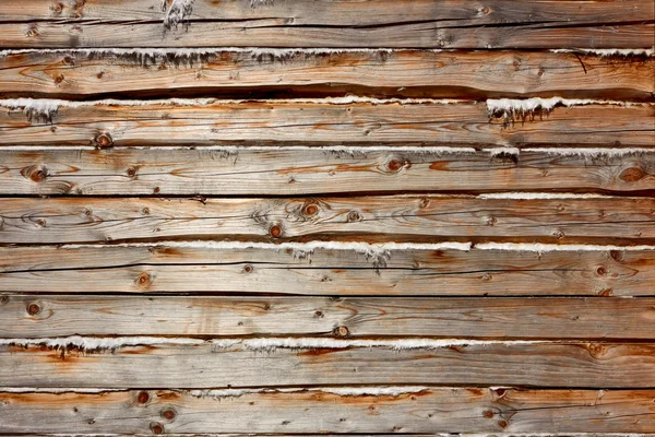 Toros de madeira com material de isolamento térmico — Fotografia de Stock
