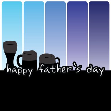 Father's day card clipart