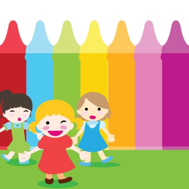 Children background clipart