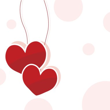 Hearts background clipart