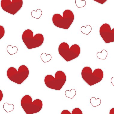 Hearts background clipart