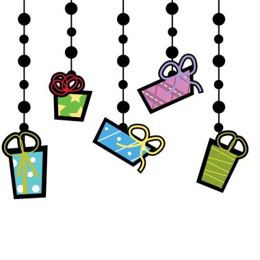 Presents background clipart