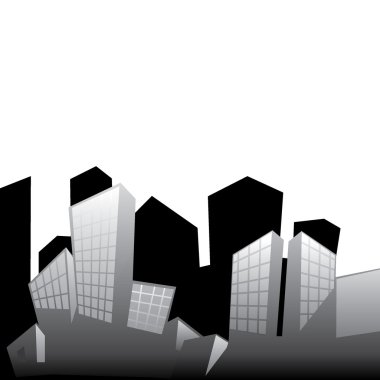 City building background clipart