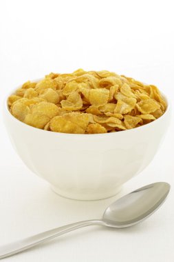 Delicious and healthy cornflakes clipart