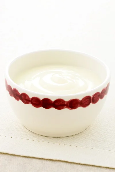 Fresh delicious sour cream — Stock Photo, Image