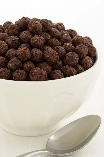 Delicious healthy chocolate kids cereal — ストック写真