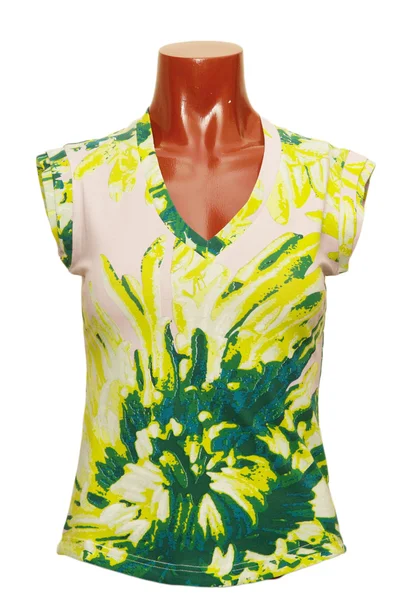 T-shirt feminina com estampa — Fotografia de Stock